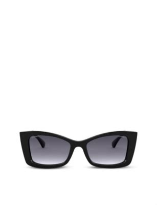 chanel rectangular signature sunglasses|selfridges chanel sunglasses.